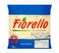 Fiorello Italianissimo Pizza Blend Cheese 2kg - Professional Pizza Cheese Mix with Perfect Melt & Stretch, Catering & Foodservice Pack