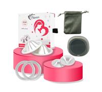 FIOREN The Original Nursing Cups - 999 Silver Nipple Shields for Breastfeeding Newborn - Silver Nipple Covers Breastfeeding for Protection | Light Weighted Nipple Covers for Women Breastfeeding