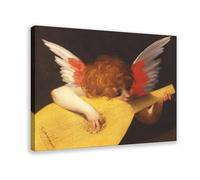 Fiorentino - Putto Playing The Lute Poster Bedroom Canvas Decor Print Wall Art Office Room Aesthetic Decor Gift 12x18inch(30x45cm)