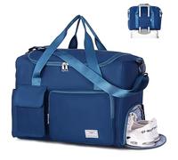 FIORETTO for Easyjet Airlines Cabin Bag 45x36x20 Underseat Travel Duffle Bag Holdall Tote Carry on Luggage Holdall for Women and Men with Shoulder Strap Navy Blue
