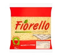 Fiorini Italianissimo Shredded Mozzarella & Cheddar Cheese Blend, 2kg, 80% Fiorella Mozzarella 20% Cheddar