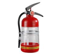 Fiorky 1.5L Fire Extinguisher Wine Drink Dispenser Forty Pourer Creative Fire Extinguisher Shape Beer Water Dispenser Large Capacity Acrylic for Wine Spirits Beer Liquor Drink Dispenser
