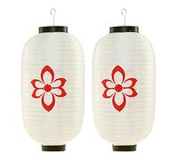 Fiorky 10 Inch Solar Paper Lanterns For The Garden, Decorative Lanterns Cloth Outdoor Lanterns Lightweight for Holiday Decor