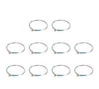 Fiorky 10Pack Violin Strings 4/4 Full Set, Fiddle String Professional Fiddle String Replacement E-A-D-G Core Musical Instrument Parts Aluminum Violin Accessories