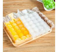 Fiorky 10PCS Disposable Ice Cube Bags Cocktail Ice-Making Bag Supplementary Cocktail Makes Ice Bag Simple Convenient Quickly Multi-Function Practical Juice Drink Tool for Whiskey Cocktails