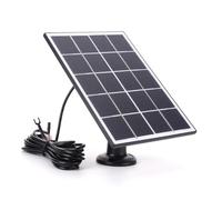 Fiorky 20W Solar Panel Charger for Ring Doorbell - IP65 Waterproof, 9.8Ft Cable, 360° Adjustable Wall Mount for Ring Video Doorbell 4/3/3 Plus/2