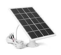 Fiorky 20W Solar Panel for Ring Doorbell - IP65 Waterproof Charger With 9.8Ft Cable, 360° Adjustable Wall Mount for Ring Video Doorbell 4/3/3 Plus/2