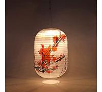 Fiorky 25CM IP65 Waterproof Solar Lanterns, Outdoor Garden LED Light Nylon Cloth Chinese Japanese Hanging Lamp Outdoor Garden Wedding Holiday Party Decoration for Garden Camping