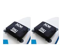 Fiorky 2pcs Deck Cooler Bag, Paddleboard Cooler, Oxford Pocket Organizer Sealed Zipper Portable Fod Storage Bag with Fixing Buckle Surfing Equipment for Beach, Pool, Fishing, Travel