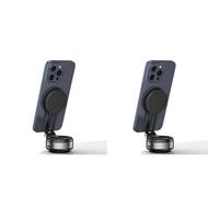 Fiorky 2Pcs Magnetic Suction Cup Phone Mount for iPhne 16/15/14/13/12 Pro Max Plus Mini 360° Adjustable Magnetic Cell Phone Holder Magnetic Phone Holder for Car/Mirror/Smooth Surface