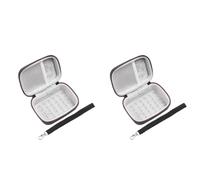 Fiorky 2PCS Travel Case for JB"-"L GO 4 Portable Speaker, Hard Carrying Case Shockproof Outdoor Travel Carrying Case Waterproof Hard Shll Storage Bag for Bletooth-Compatible Speaker