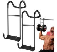Fiorky 2Set Dumbbell Spotter Hooks for Bench Press | Hangers Hold Up 225LB Heavy Duty Dumbbell Hooks Heavy Power Dumbbells Rack Attachments for Dumbbell Bench Press Chest & Shoulder Workouts