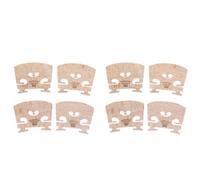 Fiorky 8Pcs Violin Bridges, Fiddle Bridge Professional Maple Wood Fiddle Bowstring Support Bridges for 4/4 Size Musical Instrument Parts Violin Parts Violin Musical Instrument Accessory