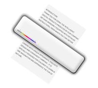 Fiorky A4 Portable Thermal Printer Inkless Bluetooth-Compatible Wireless Mobile Travel Printer 200DPI Min Portable A4 Label Maker with Printing Paper Travel and Home Photo Study Work Use