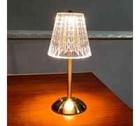 Fiorky Acrylic Bedside Lamp Rechargeable Touch Control Atmosphere Lamp Dimmable Cordless for Living Room, Bedroom, Closet, Office, Guest Room or Study Home Furnishing Decoration