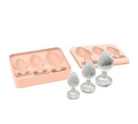 Fiorky Adult Prank Ice Cube Mold,Silicone Personalized Ice Cube Mold, Prank Butt Plug Shaped Mold Prank Ice Cube Mold Tray Fun Shape Ice Cube Molds for Ice Chilling Whiskey Cocktails