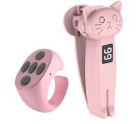 Fiorky Auto Clicker for Smart Phone, Remote Control Page Turner for Kindle Paperwhite Bluetooth E-Reader Controller TikTok Ring Camera Shutter