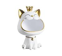 Fiorky Big Mouths Cat Storage Box, Resin Lucky Cat Statue Decoration, Laughing Cat Key Storage Bowl Creative Small Items Container Organiser Sculpture For Front Door Entrance Home Decor