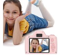 Fiorky Camera, Long Lens Digital Camera Toys 4000W Pixels 2.4 Inch IPS Screen Video Recorder Childrens Camera Birthday Festival Christmas Toy Gifts for 3 4 5 6 7 8