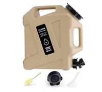 Fiorky Camping Water Container with Tap Portable Camp Water Carrier 12L Water Storage Jug Water Canteen for Emergency Water Can Vehicle Car Outdoor Camping Hiking Fishing, Self-Driving Tour