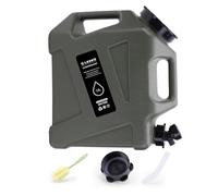 Fiorky Camping Water Container with Tap Portable Camp Water Carrier 12L Water Storage Jug Water Canteen for Emergency Water Can Vehicle Car Outdoor Camping Hiking Fishing, Self-Driving Tour