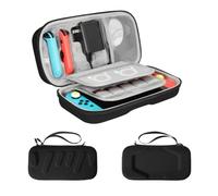 Fiorky Carrying Case Compatible with Nntend Switch/Switch OLED Large Storage Bag Anti-Scratch Console Travel Bag Shockproof Hard Shell Case for Nntendo Switch Console Game Accessories