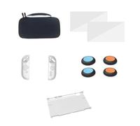 Fiorky Carrying Case with Tempered Glass PC Case & Grip Cover Storage Bag 10 in 1 Accessories Set for Switch2