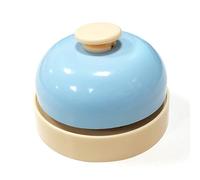 Fiorky Counter Bell Reception Call Bells Chrome Kitchen Bell Bar Counter Ringing Single Bell Dining Table Summoning Hotel Counter Desk Bell Ring Cute Children Paipai Toy& Dinner Bell