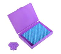 Fiorky Diamond Painting Storage Boxes, 5D DIY Drills Plate with Lid Diamond Painting Beads Sorting Case Multi-Function Rhinestones Organizer Case for Art Crafts Adults