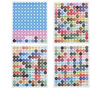 Fiorky DMC Self-Adhesive Labels 26 Letters 0-100 Round Diamond Painting Color Chart Diamond Painting Accessories Tools Multi-Colors for Diamond Painting Storage Box for Adults Kids