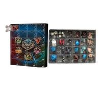 Fiorky Dnd Advent Calendar 2024, 24 Days Christmas Countdown Calendar with Dice and Dnd Figures Christmas Advent Calendar for Kid Adults