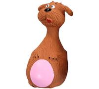 Fiorky Dogs Interactive Football Toy Bite-Resistant Sound-Producing Toy Indestructible Aggressive Chewing Toy Squeaky Football Toy Training Dental Toy