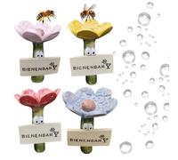 Fiorky drinks for the garden, insect drinks in flower form, colorful bees drinking cups insect drinks garden, drink drinking cup for thirsty pollinator