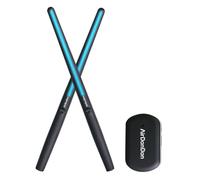 Fiorky Electronic Drum Set,Portable Air Drum Set Air Electronic Drum Sticks Bluetooth Air Drum Adapter Realistic Effect Musical Instrument Accessories Ideal Christmas & Birthday Drummer Gift