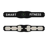 Fiorky EMS Muscle Stimulator, Abs Abdominal Trainer Toning Belt, ABS Belt Toning Gym Workout Machine For Men & Women, USB Recharge Body Belly Weight Loss Home Gym Fitness Equiment
