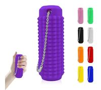 Fiorky Fidget Toys Keychain, Fidgets Keyring, Spiky Grippie Stim Keychain Fidgets Spiky Hard Massage Roller Keyring for Stress Relief, Little Ouchies Fidget, Novelty Gifts for Friends
