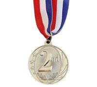 Fiorky Gold/Silver/Bronze Medal Sports Rewards with Neck Ribbon Students Rewards Competition Awards for Kids Children's Events, Classrooms, Office Games and Sports - 1st 2nd 3rd Place