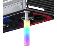 Fiorky GPU Support Bracket, 5V 3Pin ARGB Graphics Card GPU Holder Support Adjustable Telescopic Rotary Video Card Bracket Stand Aluminum Alloy Magnet Base Desktop PC Accessory