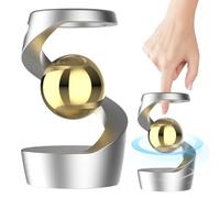 Fiorky Gravity Defying Kinetic Desk Toys, Desktop Suspended Gyroscope Fidget Spinners Optical Illusion Desk Toy for Office Desk Decor for Adults