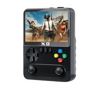 Fiorky Handheld Game X9 Portable Game Console 2000mAh/6000mAh 3.5in IPS Screen Mini Video Game Machine with 32G Card Dual 3D Joystick 11 Emulators for PSP Gift for Kids and Adults