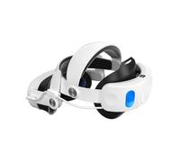 Fiorky Head Strap for Mta Quest 3S VR Headset, 10000mAh Adjustable Strap Head Strap with Battery Pack Extend Playtime and Comfort Battery Pack Head Strap Accessories Reduce Facial Stress