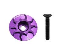 Fiorky Headset with Screw MTB Road Bike Stem Headset Top Cover (Red)