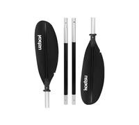 Fiorky Kayak Paddle Adjustable 221 cm, 4-Piece Two Way Paddle Adjustable Double-Head Surfpaddle Aluminium Alloy Floating Kayak Paddle for Outdoor Water Sports Tool for Boat Kayak