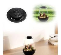 Fiorky LED Grow Light, Fern Moss Micro-Landscape Grow Light with Timer Micro Landscape Plant Growth Lamp 6500K Glass Terrarium Plant Growing Lamp for Indoor Plants Succulents Mini Bonsai