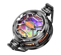 Fiorky Magnetic & Rotatable Back Clip Semiconductor Mobile Phone Cooler Radiator 7 Color Lighting RGB Laptop Tablet Radiator Strong Cooling Phone Game Cooling for PUBG/Live Streaming for