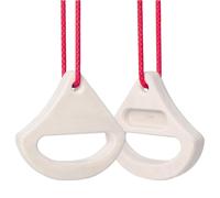 Fiorky Portable Pull-Up Board Climbing Hangboard Fingerboard Climbing Rings Finger Strengthener for Pull-up Grip Strength Training Climbing Hangboard 1 Pair