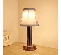 Fiorky Rechargeable Cordless LED Table Lamps, LED Bedroom Night Lamp Coffee Table Bedside Lamp Rechargeable Atmosphere for Nightstand Dining Bedroom Study Restaurant Outdoor