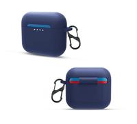 Fiorky Silicone Case for Skullcandy Indy Evo Universal Earphone Charging Comfortment Shockproof Protective Cove Accessories, with Keychain Hook Charging Port Accessible