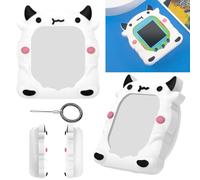 Fiorky Silicone Case, Shockproof Protective Cover Anti-Scratch Protective Skin Sleeve She-ll with Finger Lanyard for Tamagotchi Uni 2023 Virtual Pet M”-“AChine with Lanyard for Kids Gifts