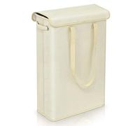 Fiorky Slim Laundry Basket with Lid, 45L Tall Thin Hamper Breathable Laundry Bags Big Storage Basket Bin with Handle for Clothes Toys Organization Bedroom